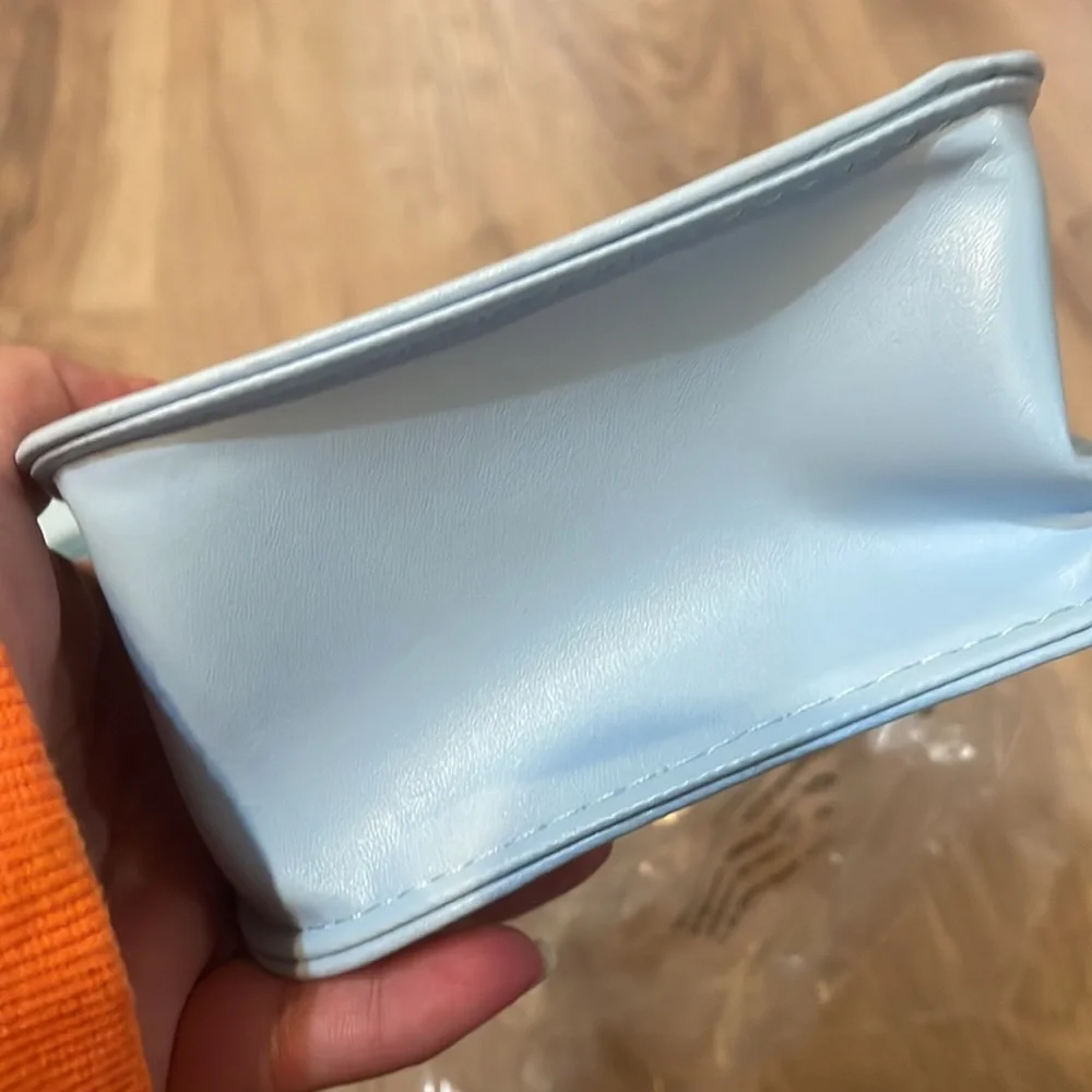 New Instax blue camera case with strap
